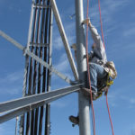 Tower climbing fall protection & rescue