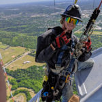 Trained tower climber rigger telecommunications expert